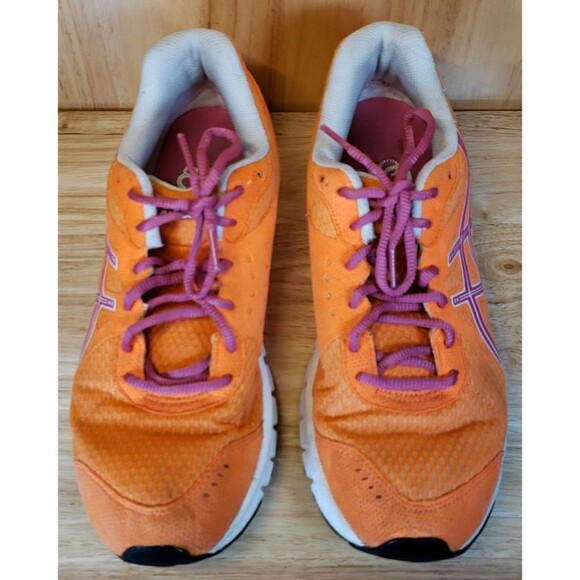 ASICS Rush 33 Women’s Running Shoes Size 9.5 Orange Pink T1H7N - Picture 7 of 9